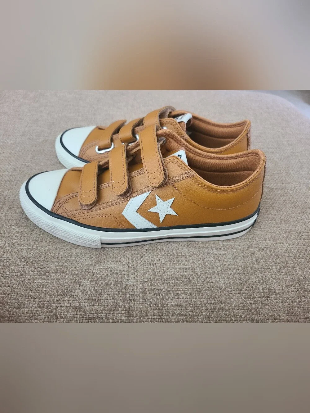 NEW Converse Kids Easy-On Star Player Oxford Leather Sneakers - Sz 3